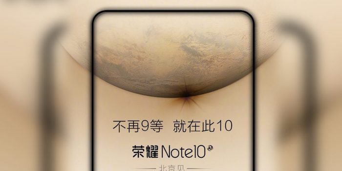 Honor Note 10 fecha de presentacion