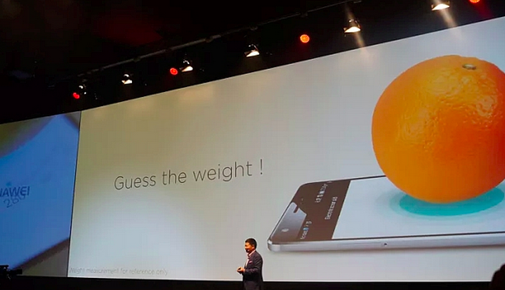 Huawei se burla de Apple con una naranja