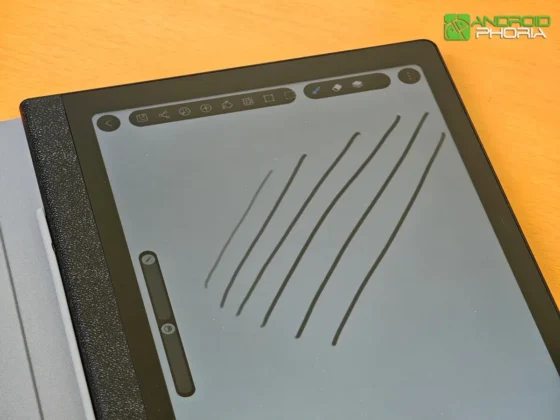 Huion Note E el lapiz responde bien a la presion