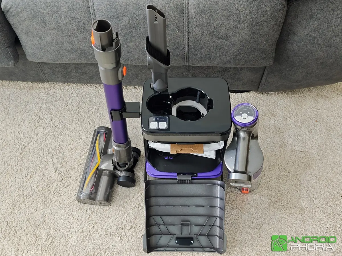 ILIFE H90 Pro una aspiradora sin cable muy ligera con potencia de 35 kPa y estacion de carga con autovaciado