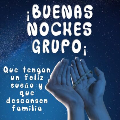 Imagen de Buenas Noches para enviar al grupo familia