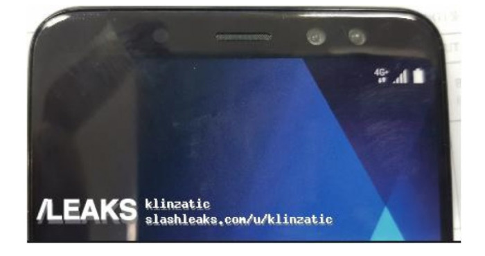 Imagen filtrada Galaxy A7 2018