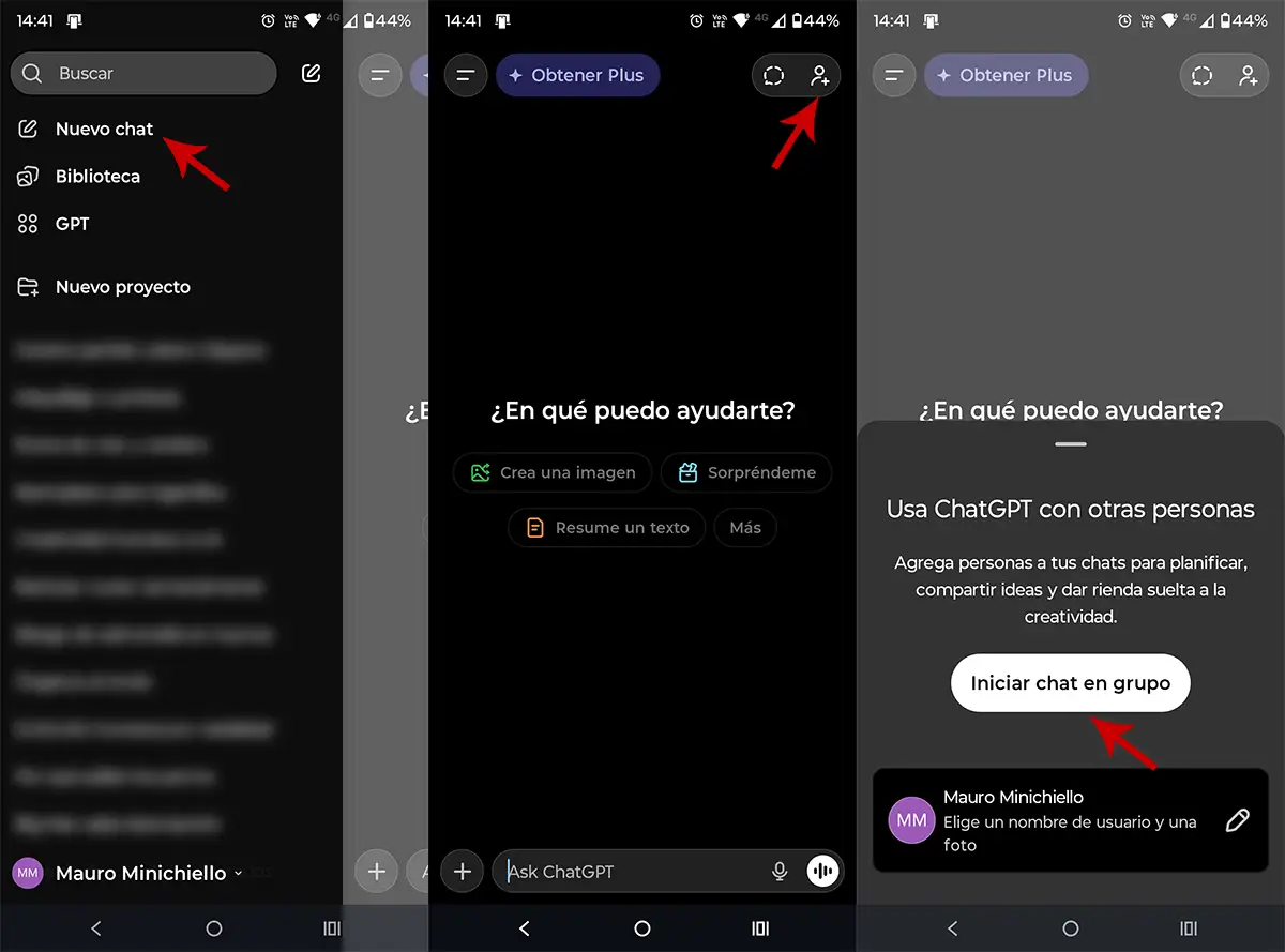 Start Group Chat In Chatgpt