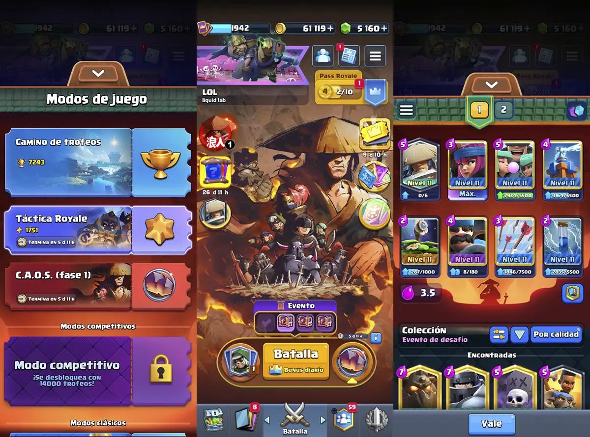Insignia secreta del CAOS Clash Royale