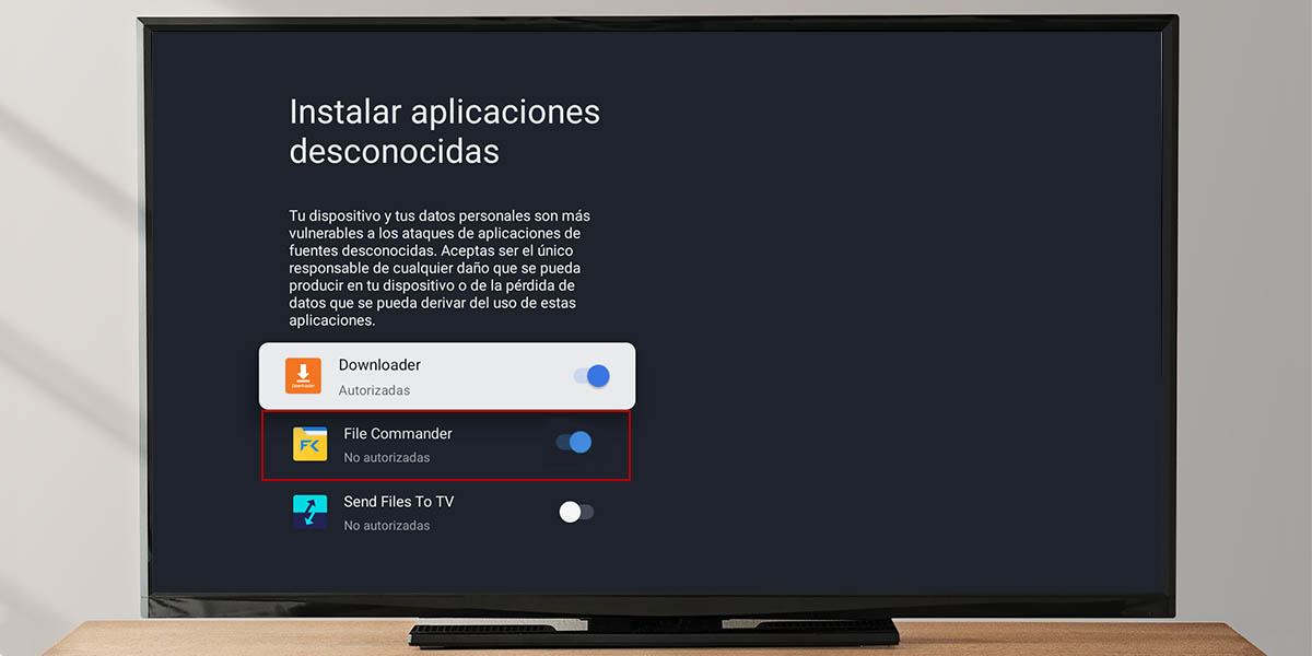 Instalar aplicaciones origenes desconocidos Google TV con Android 14 o superior 3