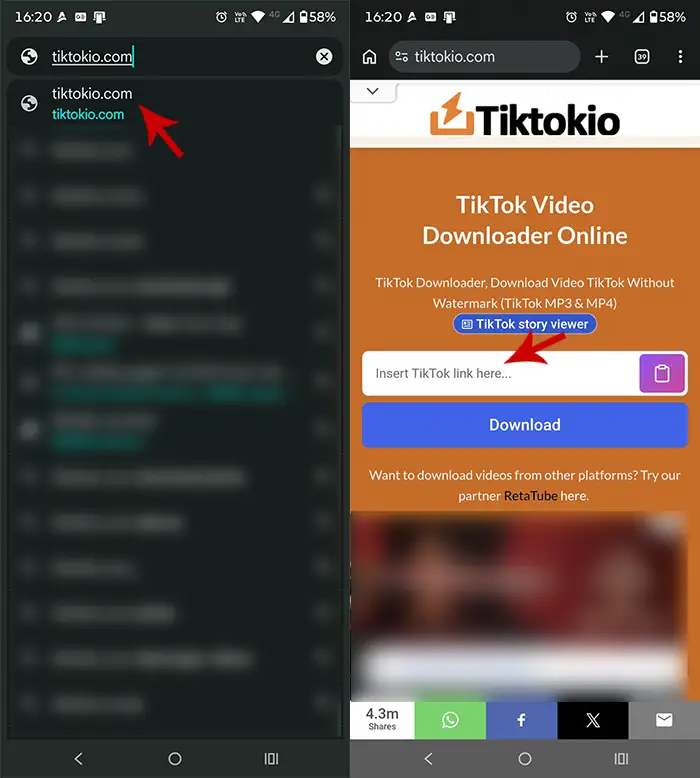 Ir a Tiktokio