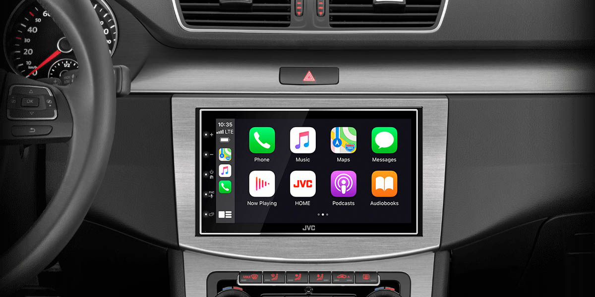 JVC KW-M745DBT radio con android auto y apple carplay