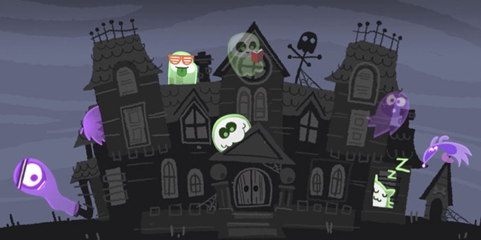 Juego de Halloween Google 2018