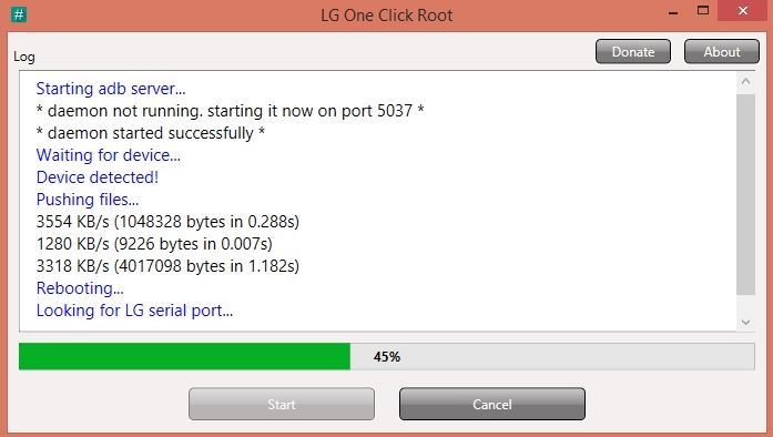 LG One Click Root