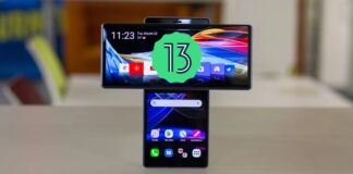 LG Wing actualizacion android 13