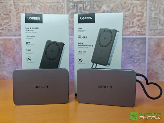 La UGREEN MagFlow Air Magnetic Power Bank 5000 mAh es la mas peque&ntilde;a y asequible de esta powerbanks edicion Air