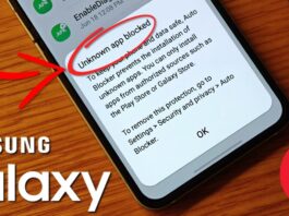 La aplicacion desconocida se ha bloqueado en movil Samsung solucion