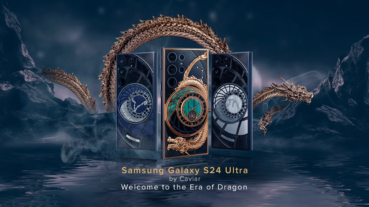 La colección Era del Dragón de Caviar cuenta con otros modelos del Galaxy S24 Ultra