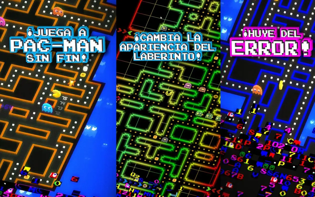 Vista del juego PAC-MAN 256