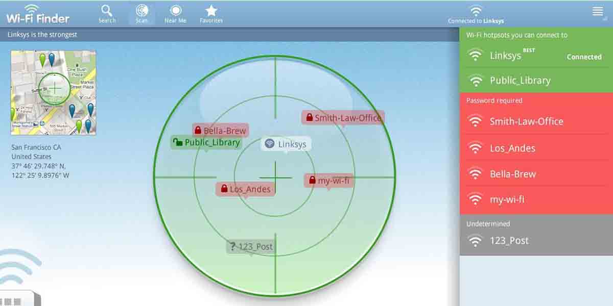 Las mejores aplicaciones para tener WiFi GRATIS WiFi Finder