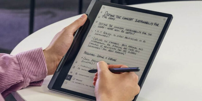 Lenovo Smart Paper una alternativa al Kindle Scribe