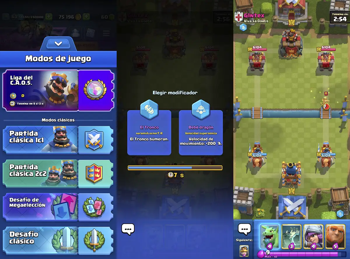 Liga del CAOS Clash Royale