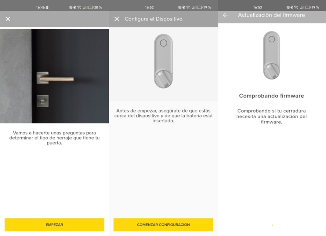 Limus Smart Lock L2 configuracion en la app paso 1