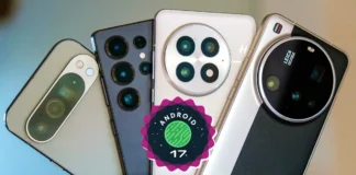 Lista completa de moviles que van a actualizar a Android 17