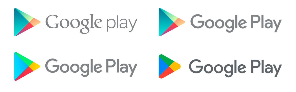 Logos de Google Play