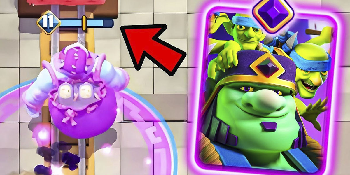 Los mejores mazos con el Duende gigante evolucionado de Clash Royale