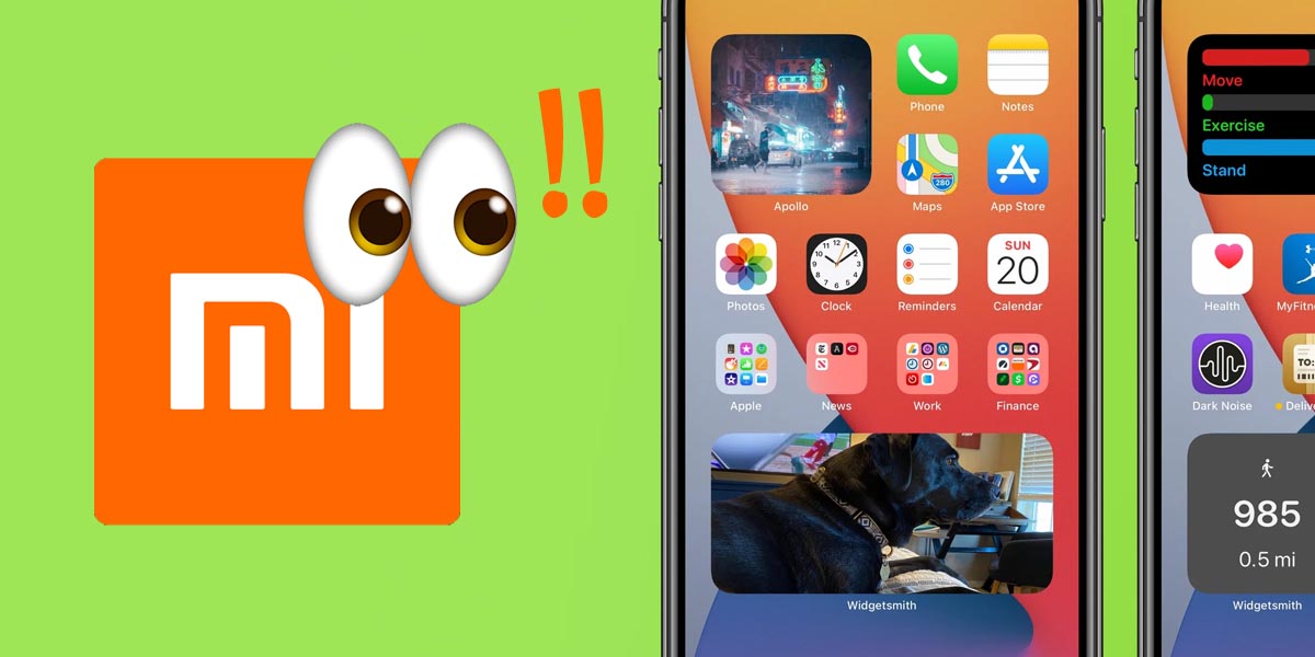 Los nuevos widgets de Xiaomi para MIUI 12.5 Enhanced Edition son una copia de los widgets de escritorio de iOS Apple Nuevos widgets de Xiaomi para MIUI 12.5