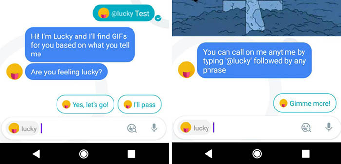 Lucky Asistente Google Allo