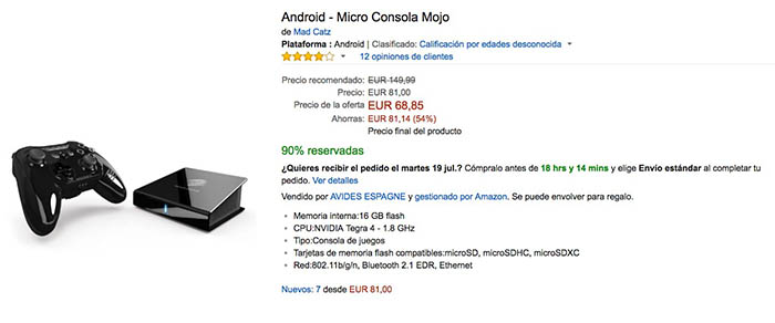 Mad Catz MOJO de oferta