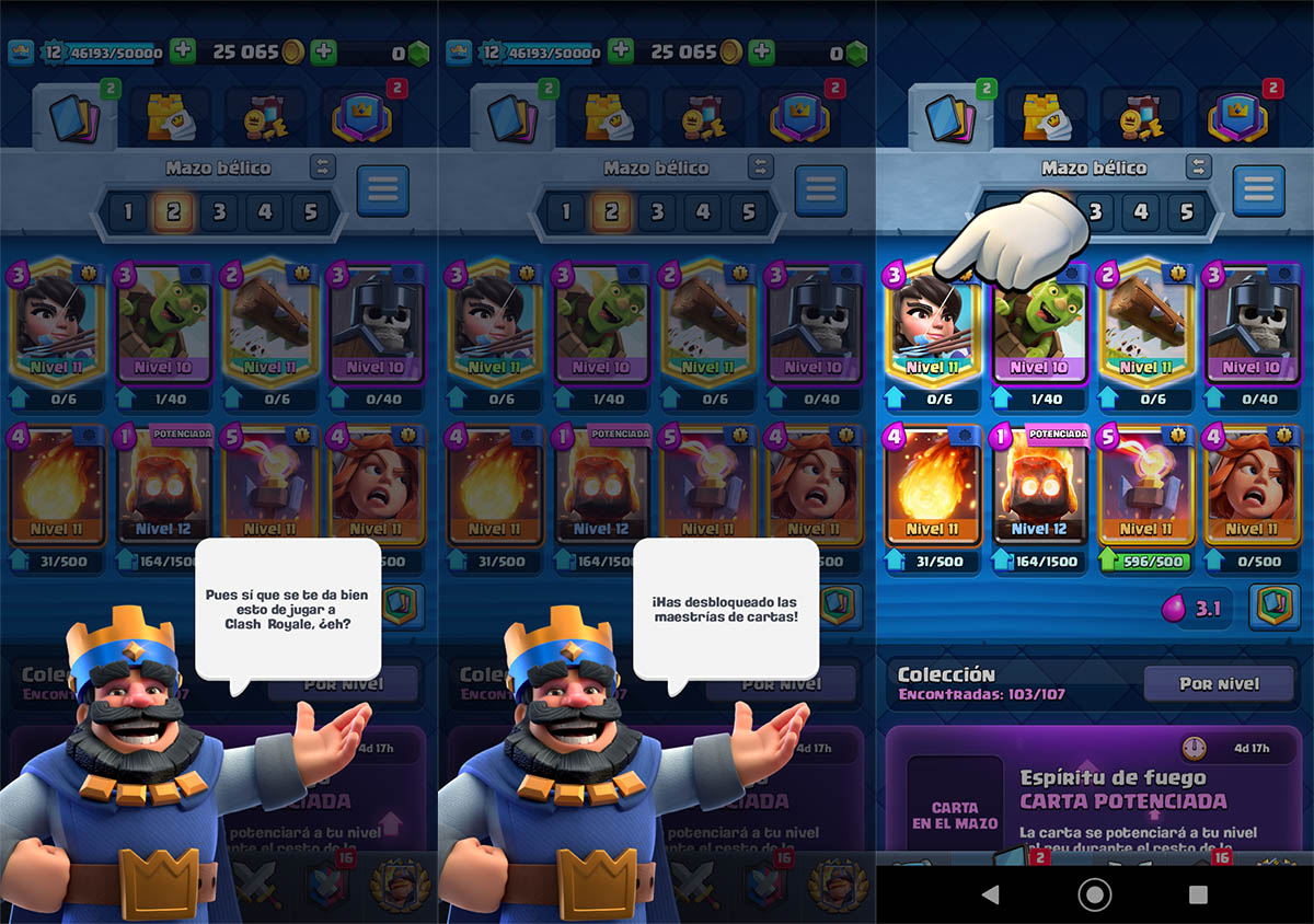 Maestria de Cartas Clash Royale que es