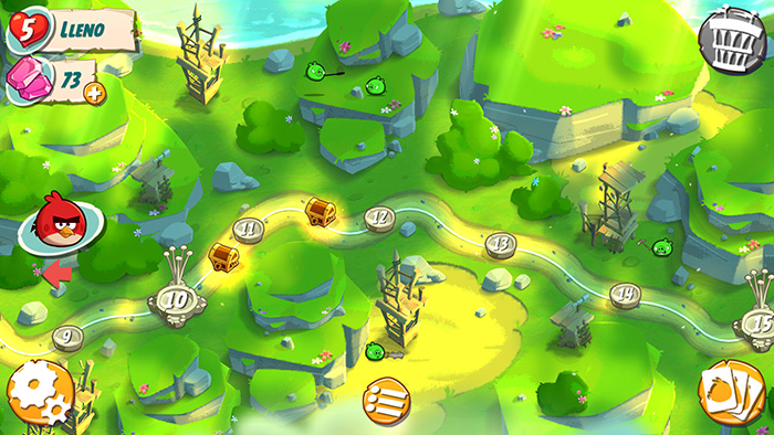Mapa Angry Birds 2