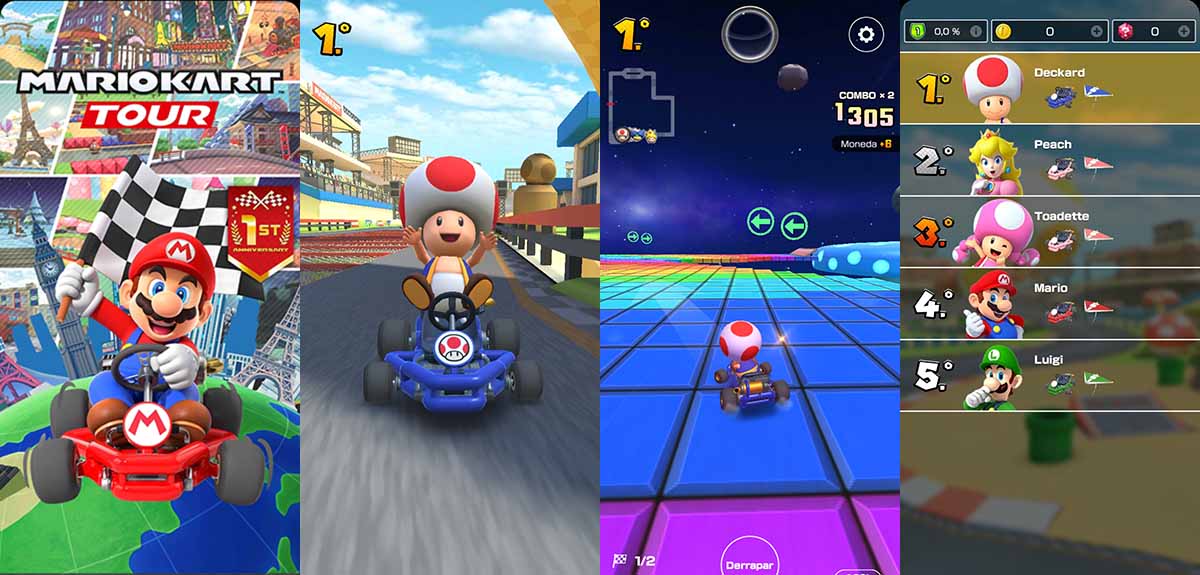 Mario Kart Tour un clásico de Nintendo que debes descargar