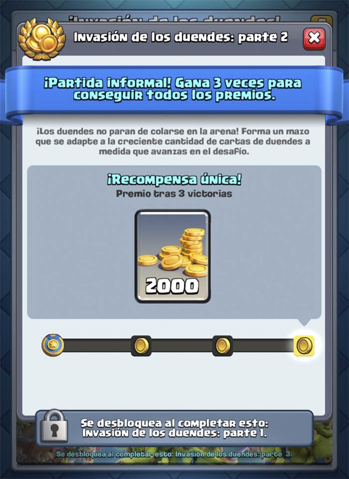 Mazos Invasión de los duendes Parte 2 Clash Royale