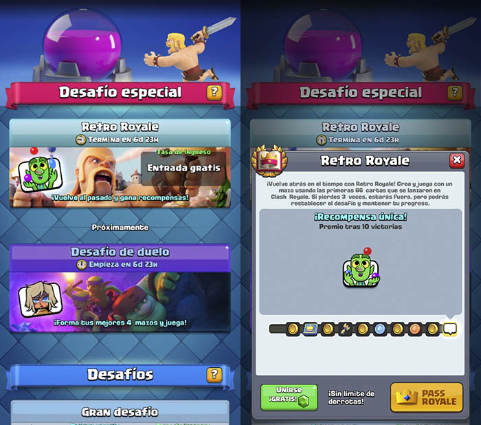 Mazos Retro Royale Clash Royale