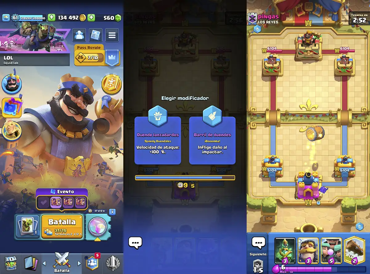 Mazos para el modo CAOS Clash Royale