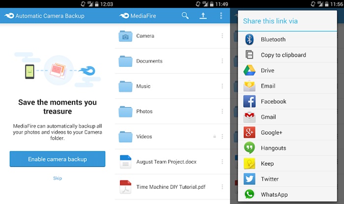 Mediafire Aplicación para android