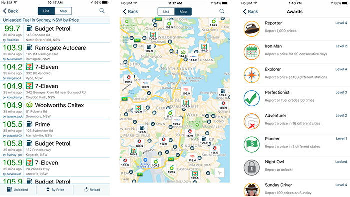 Aplicación GasBuddy