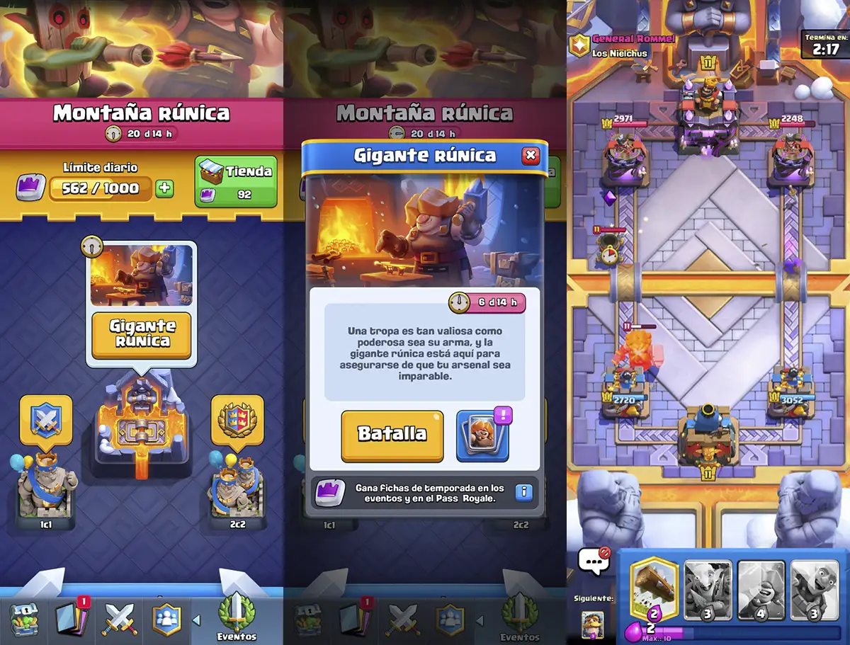 Los Mejores Mazos De Clash Royale Desafío Gigante Rúnico