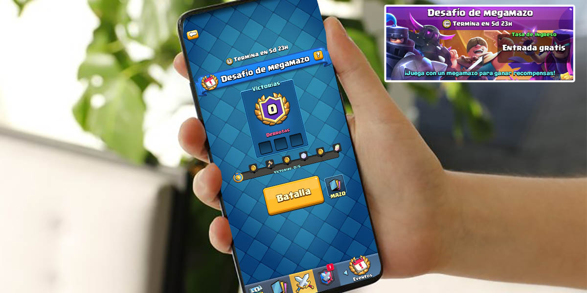 Mejores mazos Desafio de Megamazo Clash Royale abril 2022
