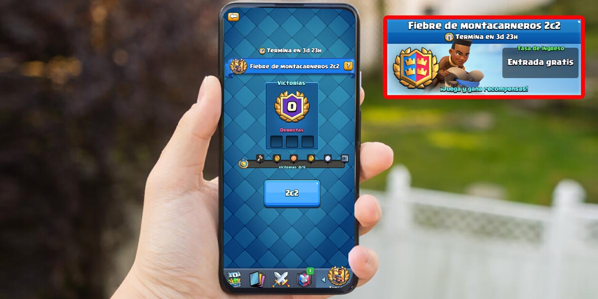 Mejores mazos Fiebre de Montacarneros 2c2 Clash Royale