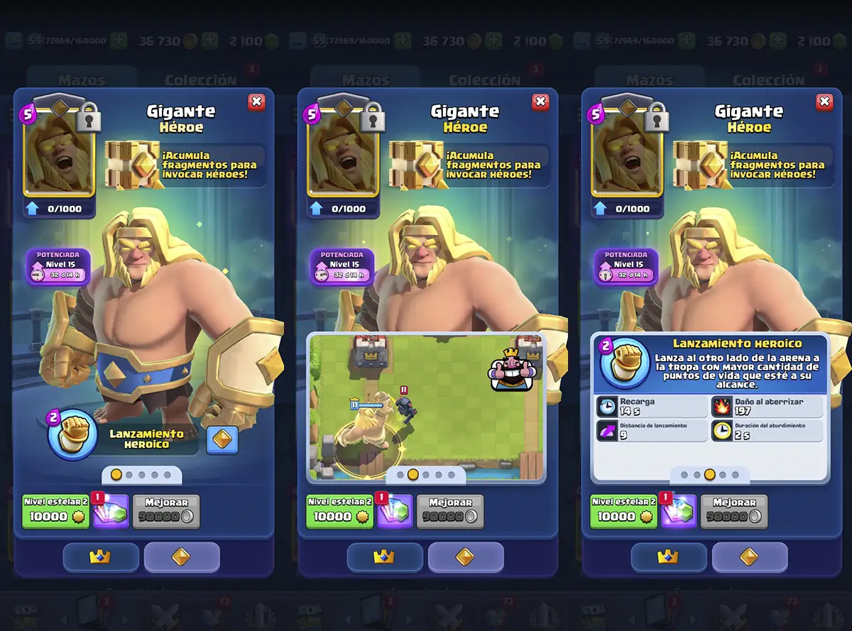 Mejores mazos con Gigante Heroe Clash Royale