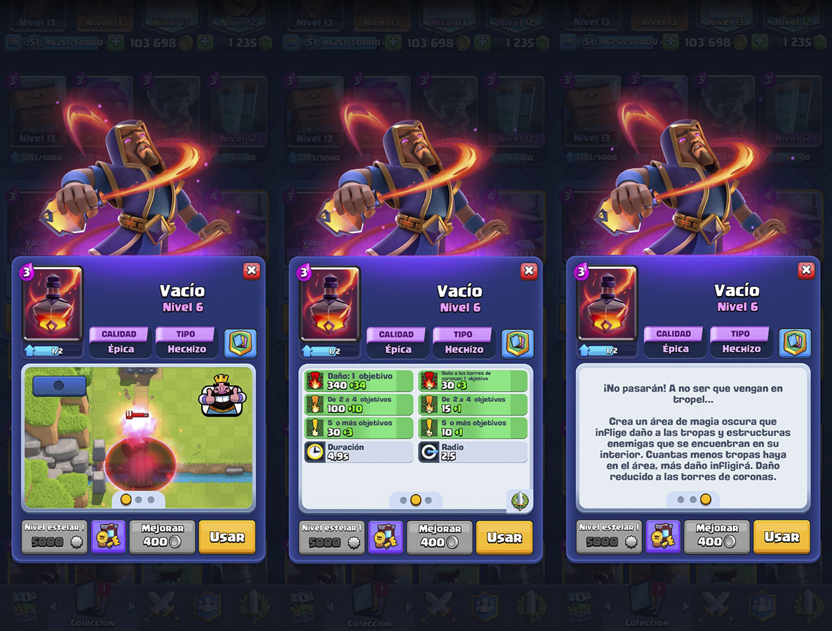 Mejores mazos con Vacío para Clash Royale