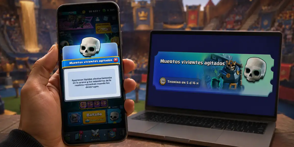 Top 5 mazos para el Desafío de los Muertes Vivientes Agitados de Clash Royale