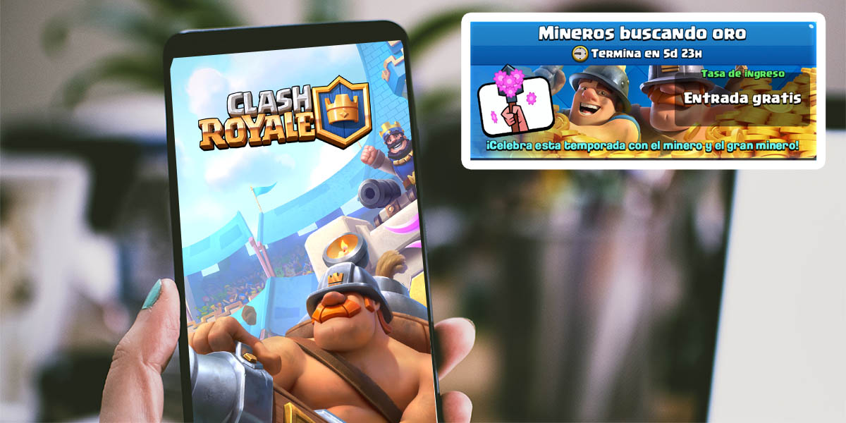 Mejores mazos para el desafio Mineros buscando oro Clash Royale