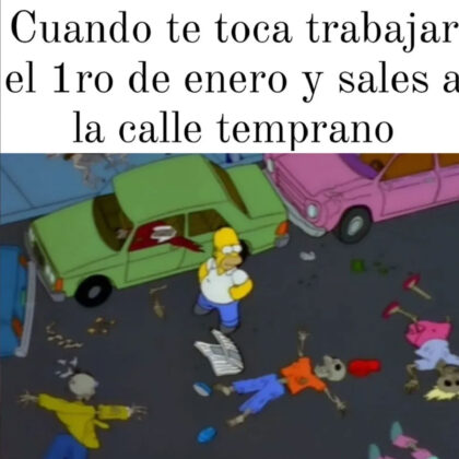 Mejores memes de enero de 2024 WhatsApp: 1 ero de enero simpsons