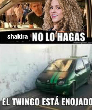 Meme Twingo cancion Shakira