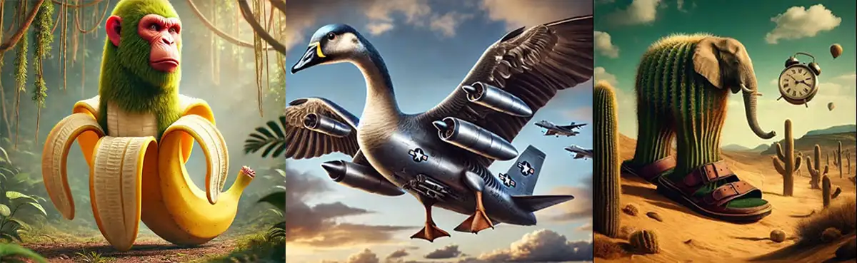 Memes de animales con audio italiano hechos con IA