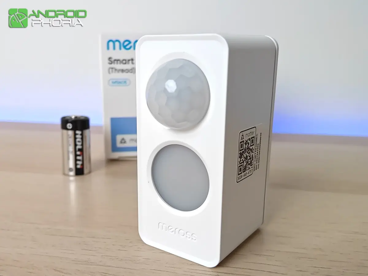 Meross MS605 un sensor de presencia movimiento y luz con bateria de 3 anos