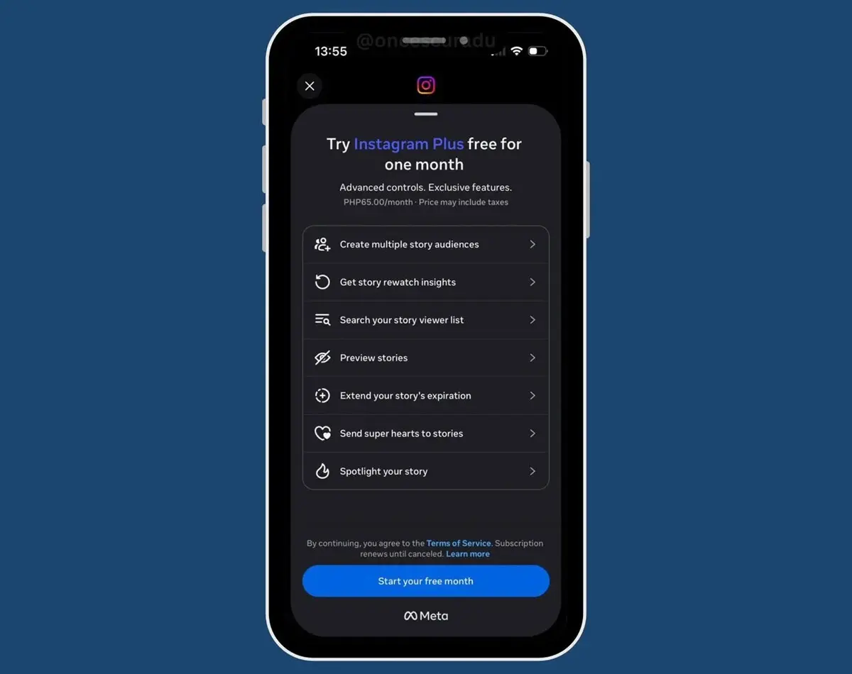 Meta lanzara Instagram Plus la suscripcion con funciones de pago