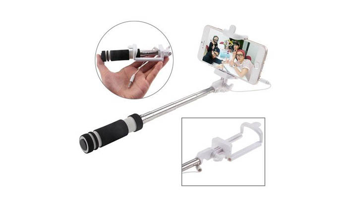 Mini Wire Control Selfie Stick Monopod oferta