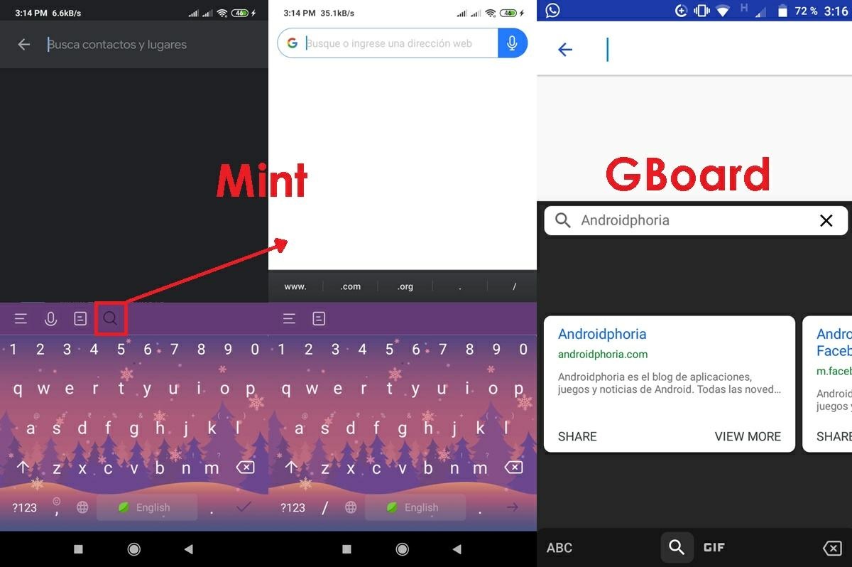 Mint vs Gboard